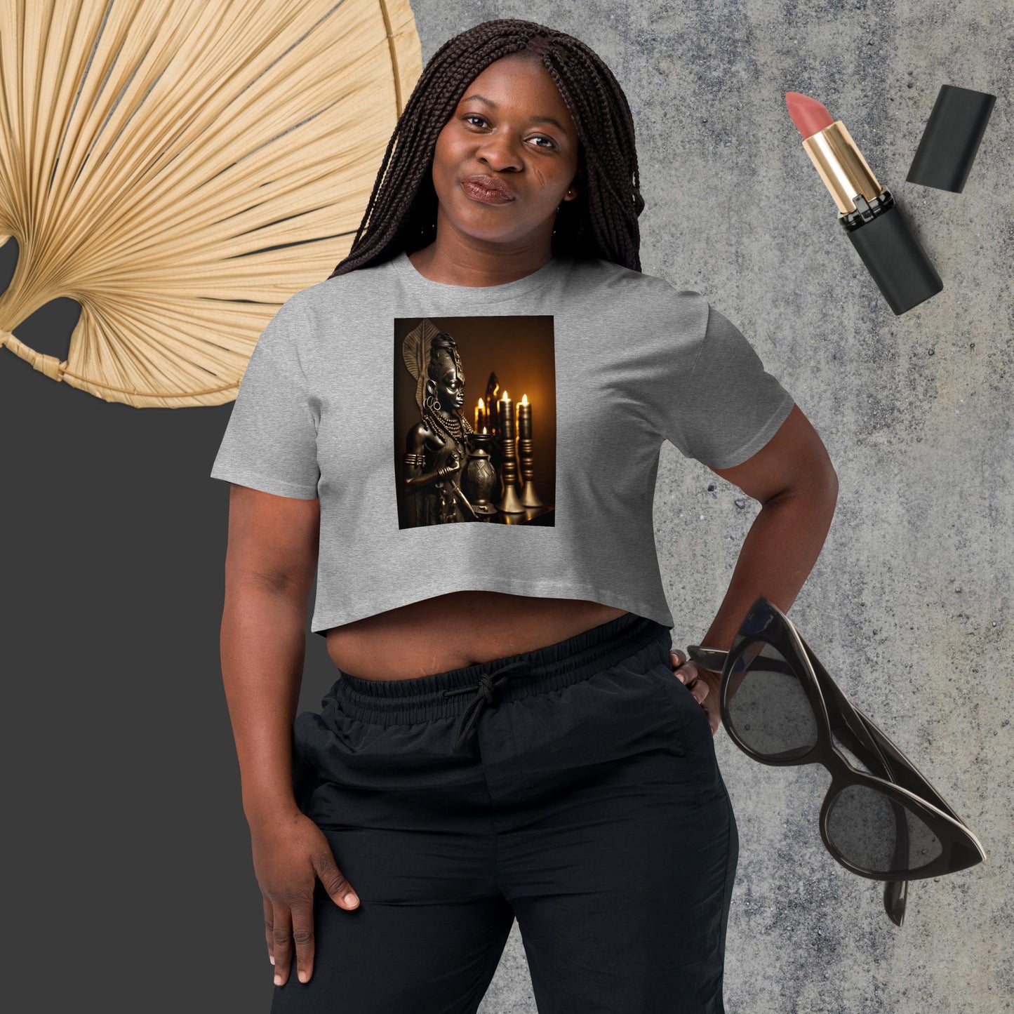 Bronze Queen Women’s crop top