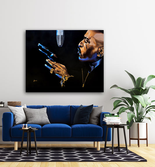 Rakim Art Print - Hip Hop Legend Tribute