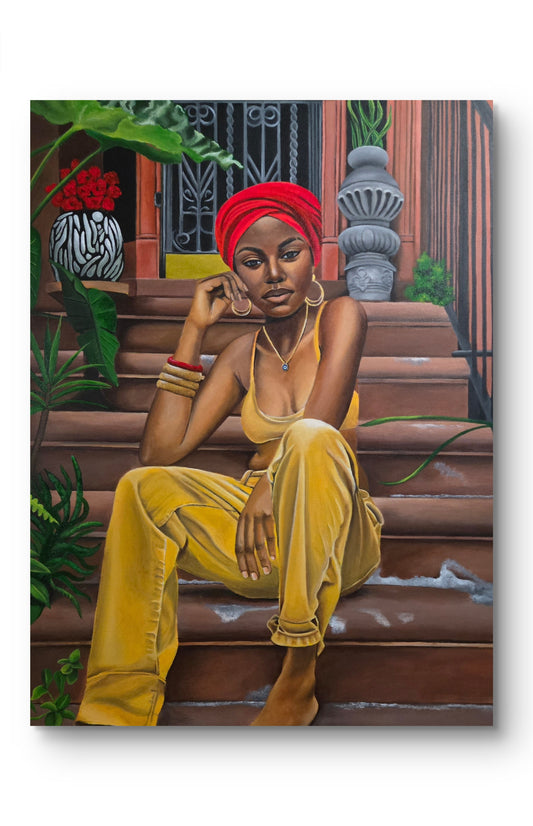 Crowned in Concrete Canvas Print