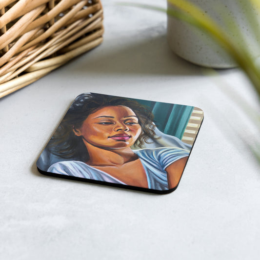 Sunday Kinda Love Cork-back coaster