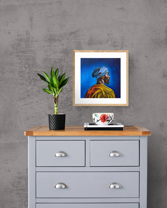 Blue Messiah Canvas Print