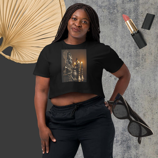 Bronze Queen Women’s crop top