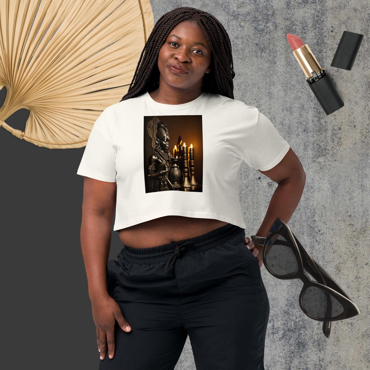 Bronze Queen Women’s crop top